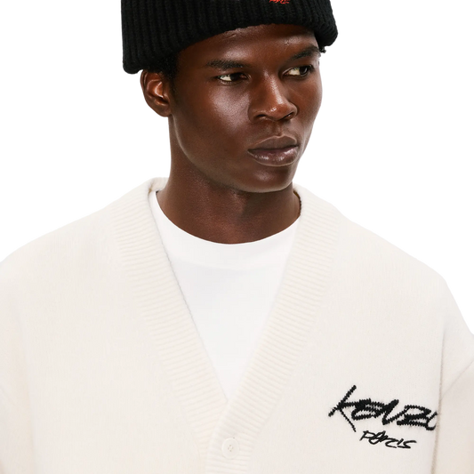 Kenzo x Futura 2000 Wool Cardigan Off White