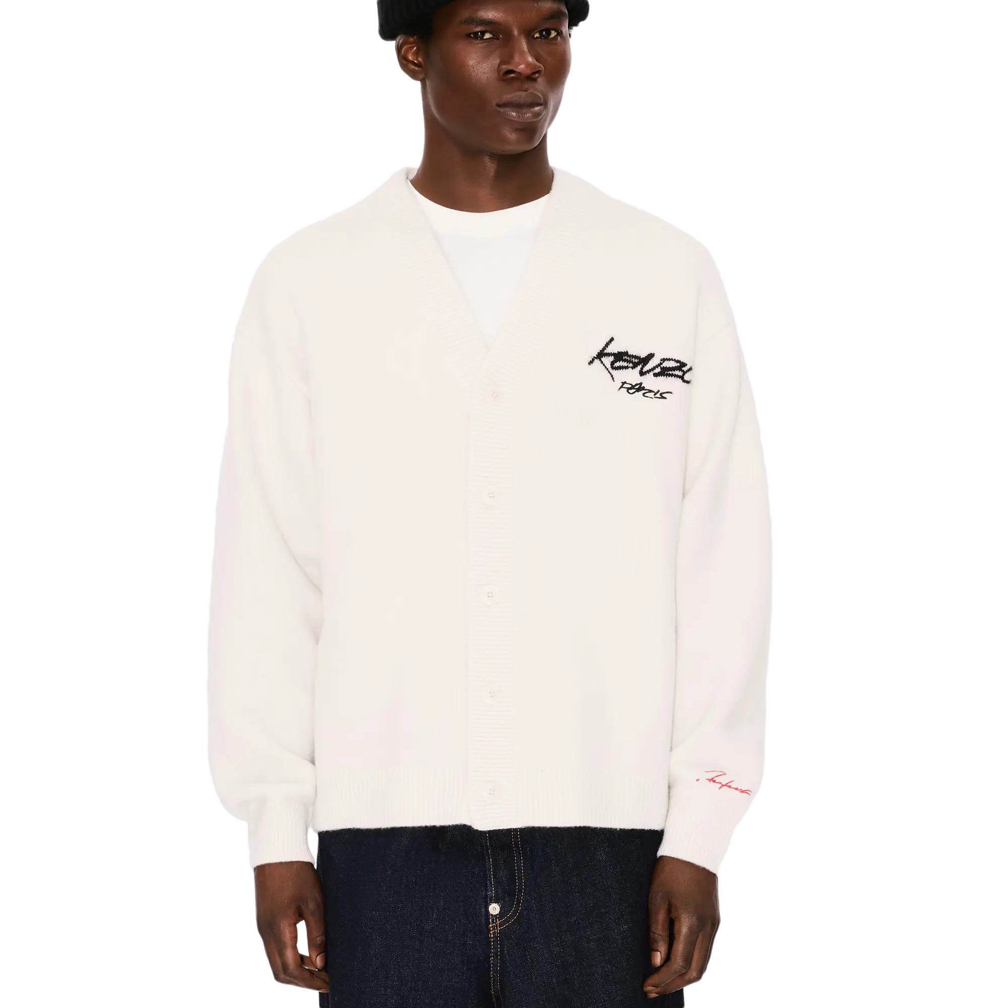 Kenzo x Futura 2000 Wool Cardigan Off White