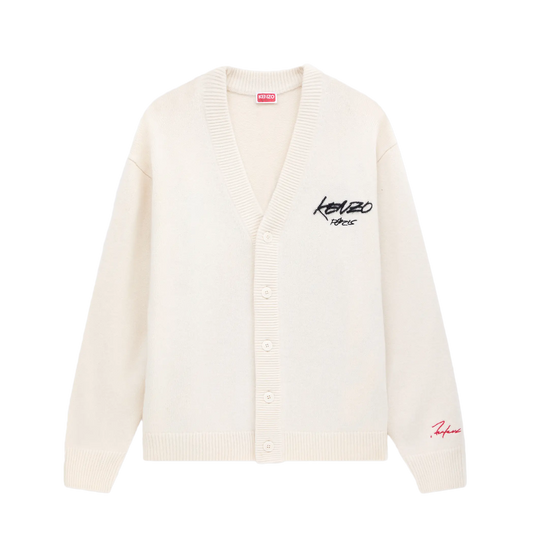 Kenzo x Futura 2000 Wool Cardigan Off White