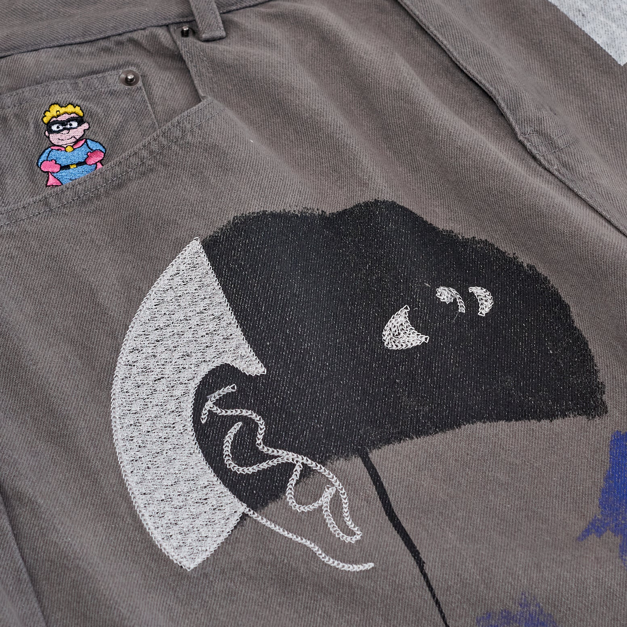 Kidsuper From A Place Ive Never Been Pants Gray