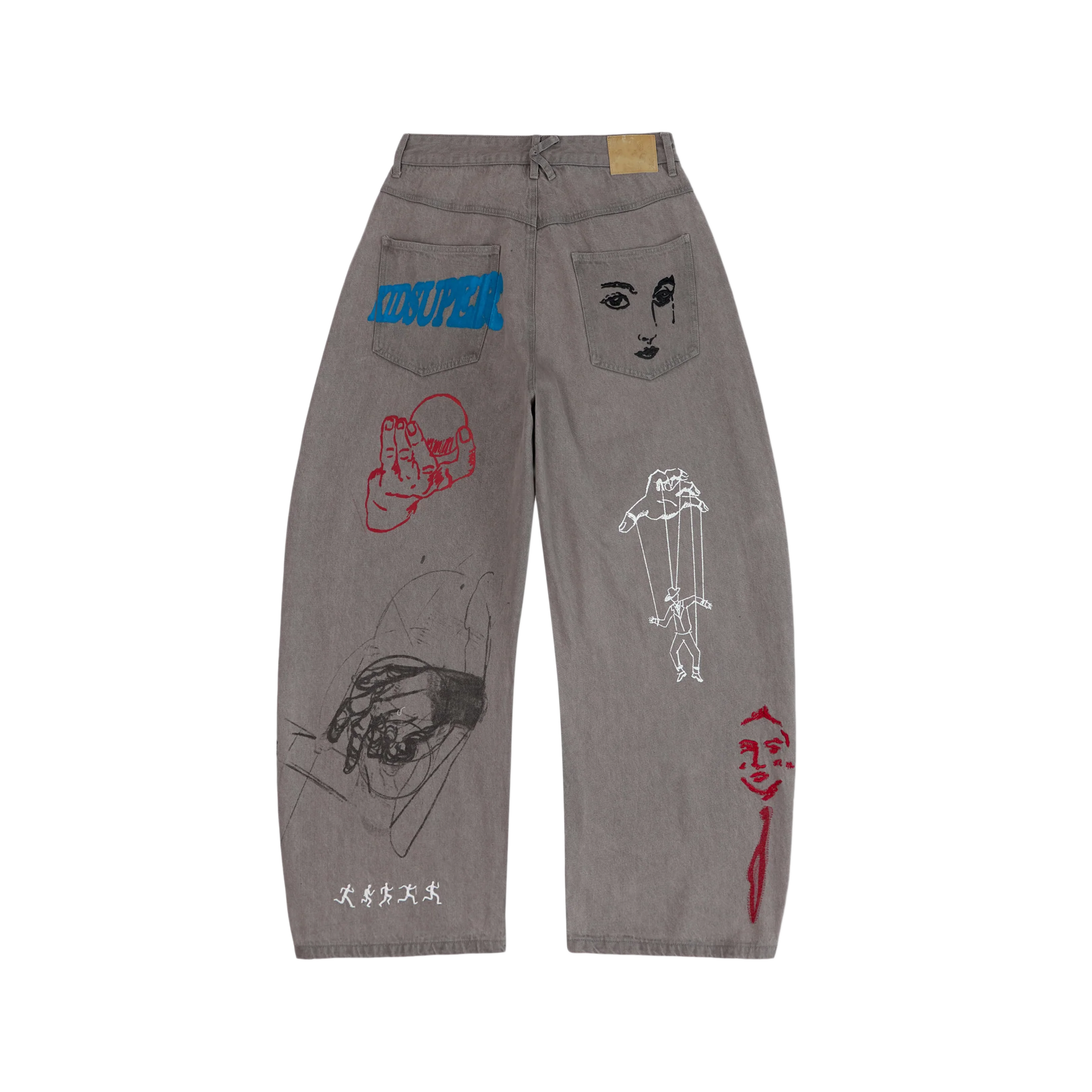 Kidsuper From A Place Ive Never Been Pants Gray