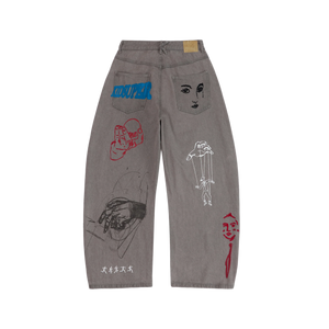 Kidsuper From A Place Ive Never Been Pants Gray