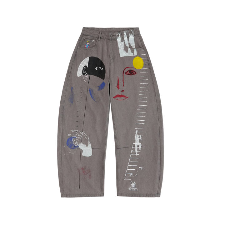 Kidsuper From A Place Ive Never Been Pants Gray