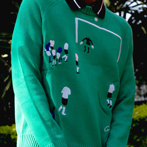 Kidsuper x Ronaldinho Goal! Sweater Green