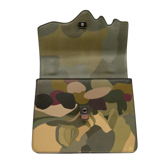 Kidsuper Kissing Bag Regular Green Camo