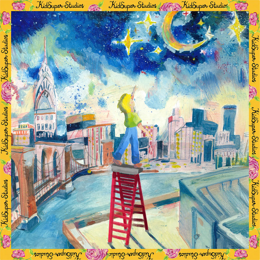 Kidsuper Reach For The Stars Silk Scarf
