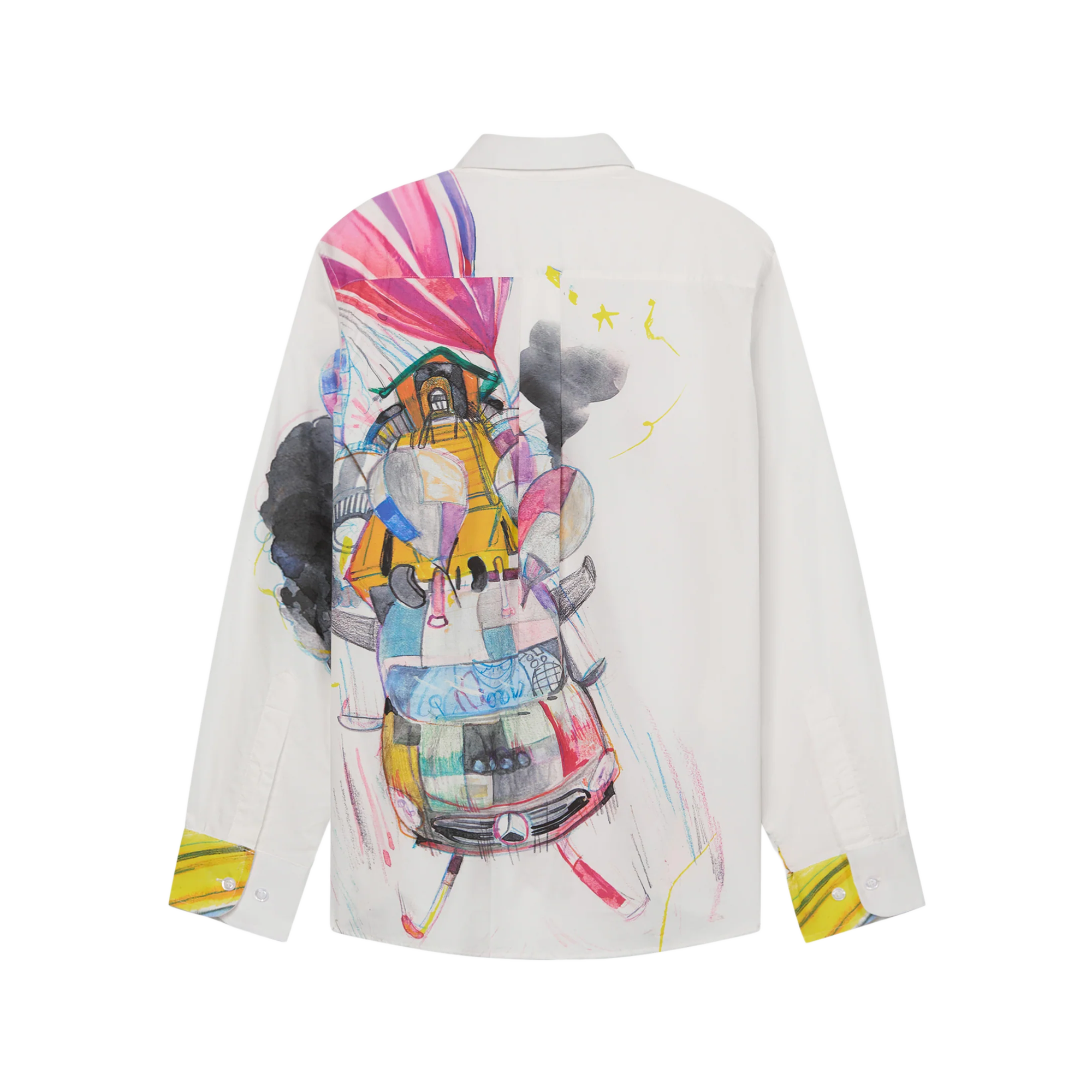 Kidsuper Slingshot Button Up White