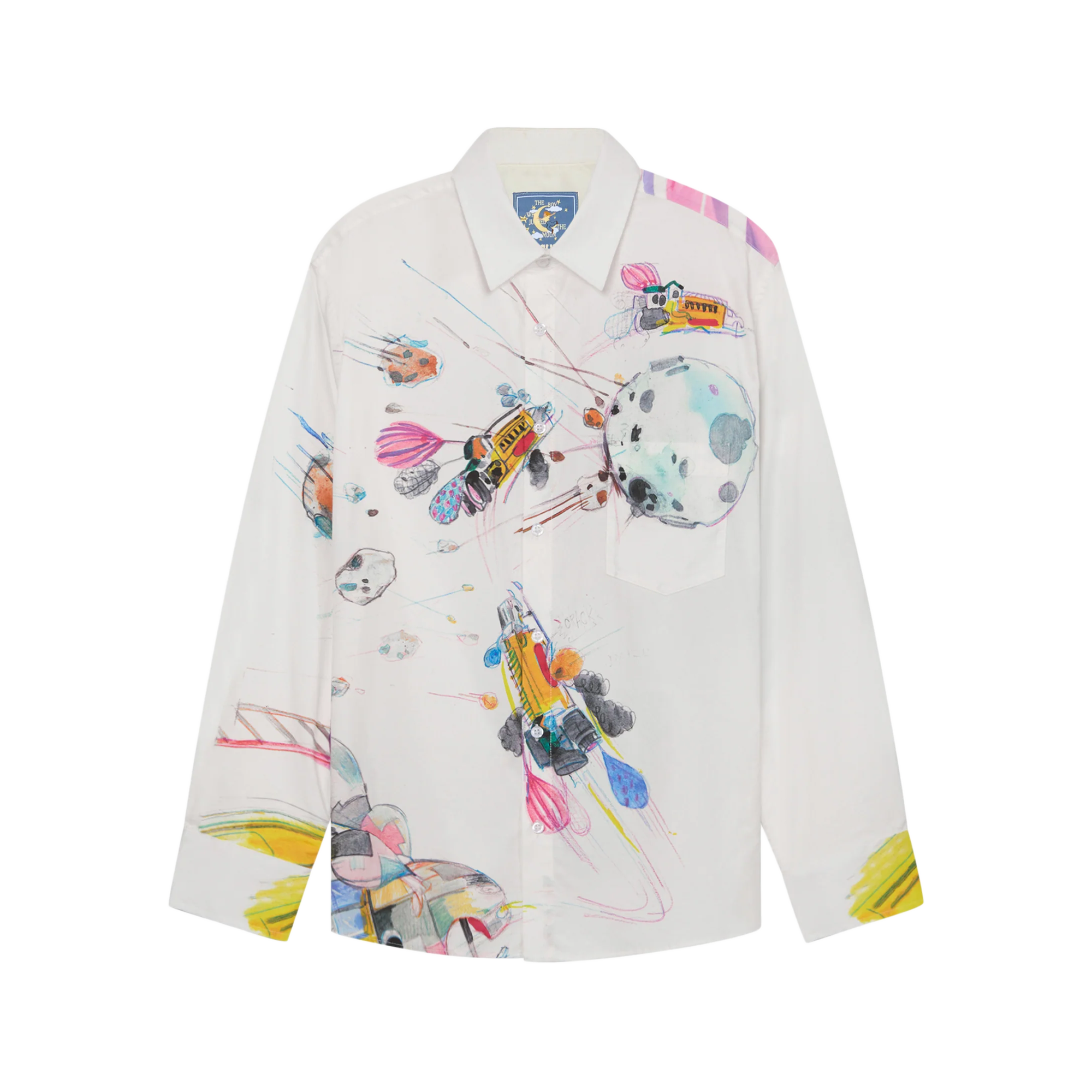 Kidsuper Slingshot Button Up White