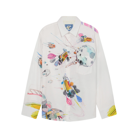Kidsuper Slingshot Button Up White