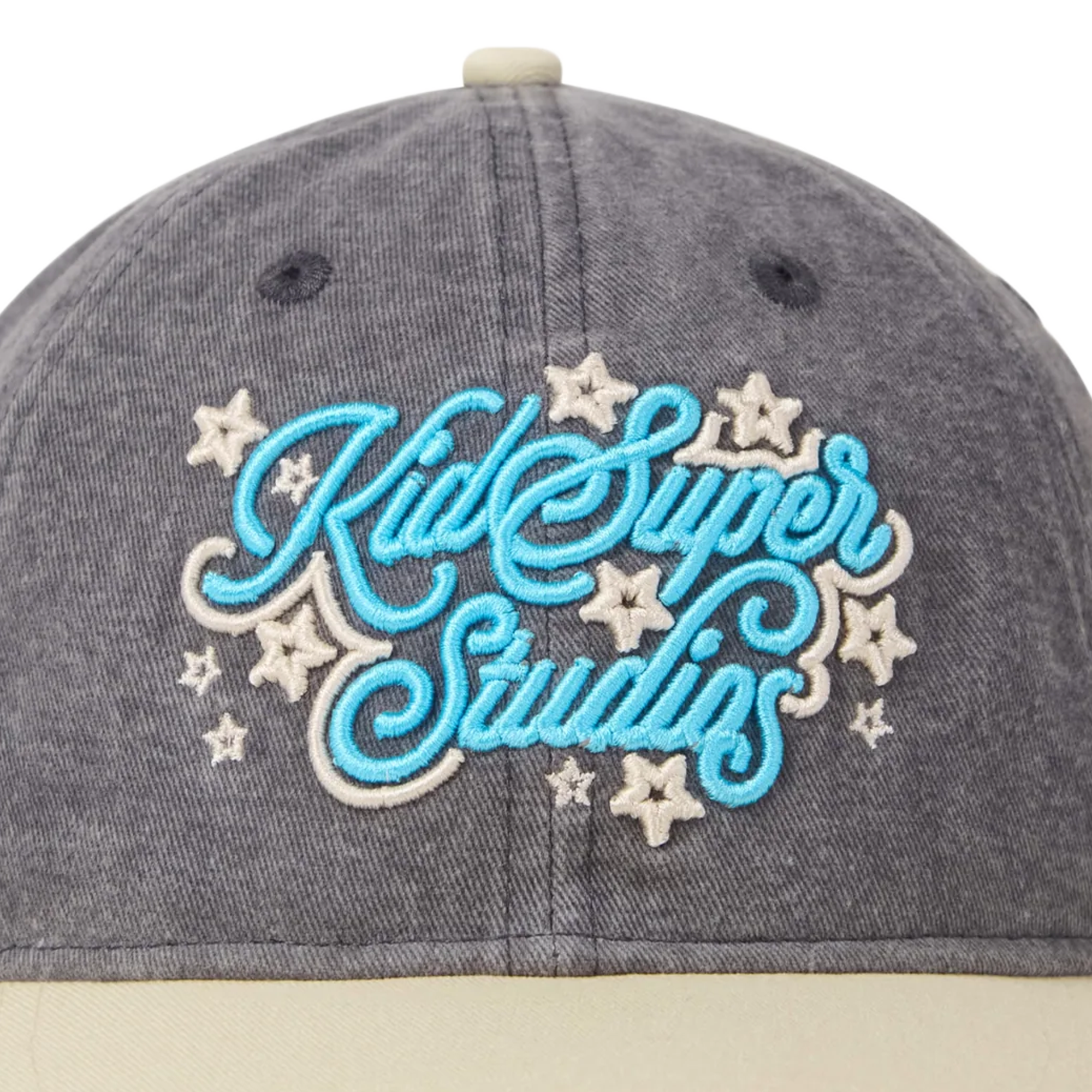 Kidsuper Stars Snapback Hat Gray