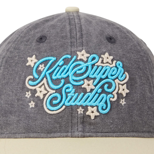 Kidsuper Stars Snapback Hat Gray