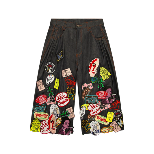 Kidsuper Super Long Patches Shorts