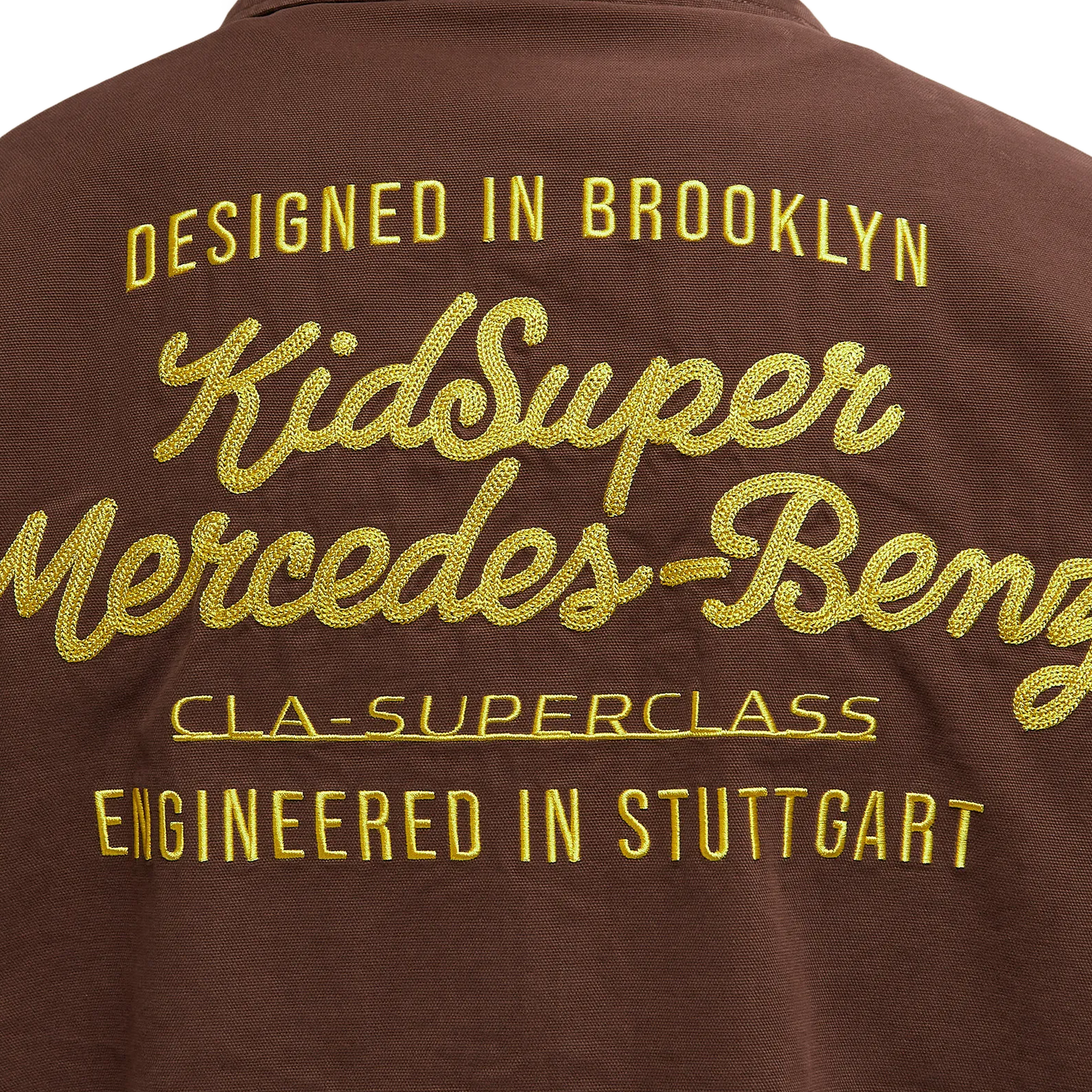 Kidsuper x Mercedes Benz Work Jacket Brown