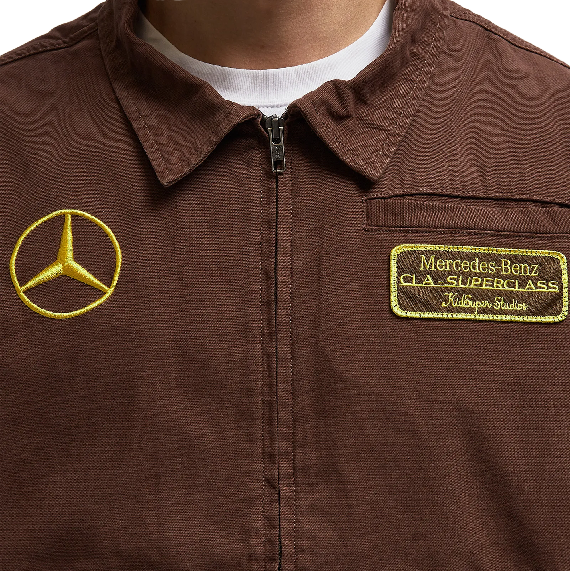 Kidsuper x Mercedes Benz Work Jacket Brown