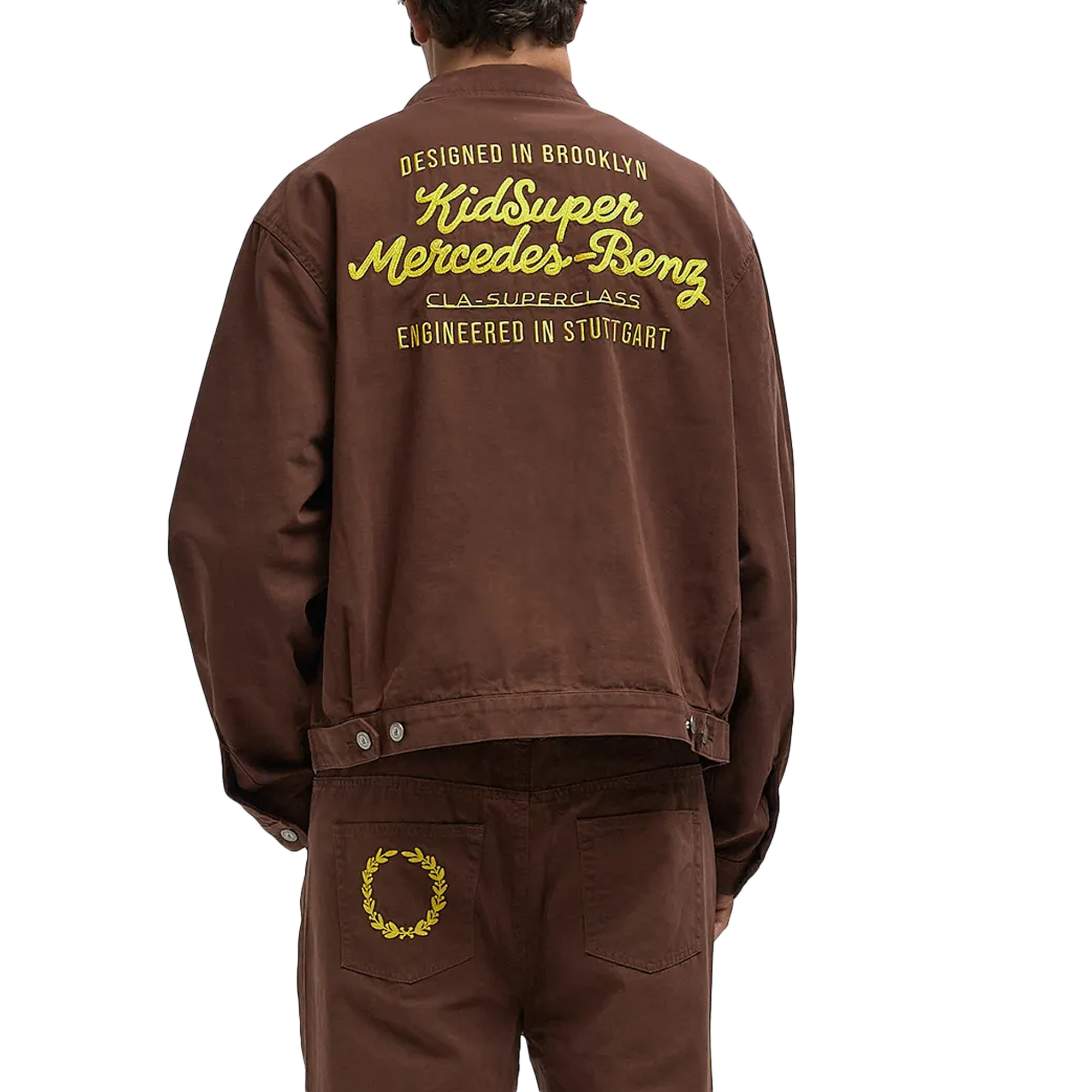 Kidsuper x Mercedes Benz Work Jacket Brown