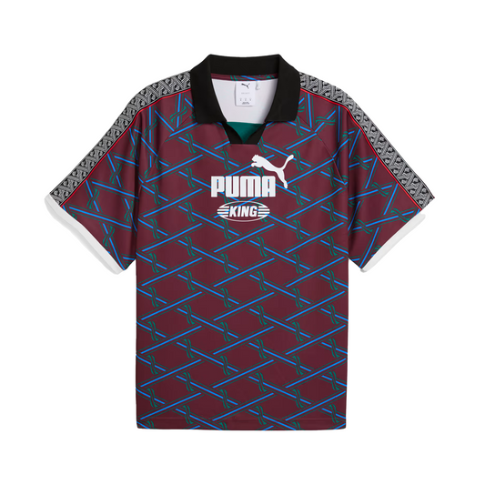 Puma King Jersey Ruby Shimmer Allover Print