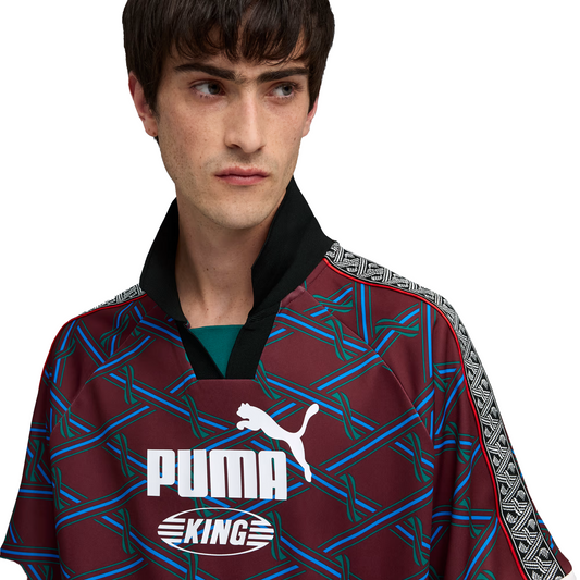 Puma King Jersey Ruby Shimmer Allover Print