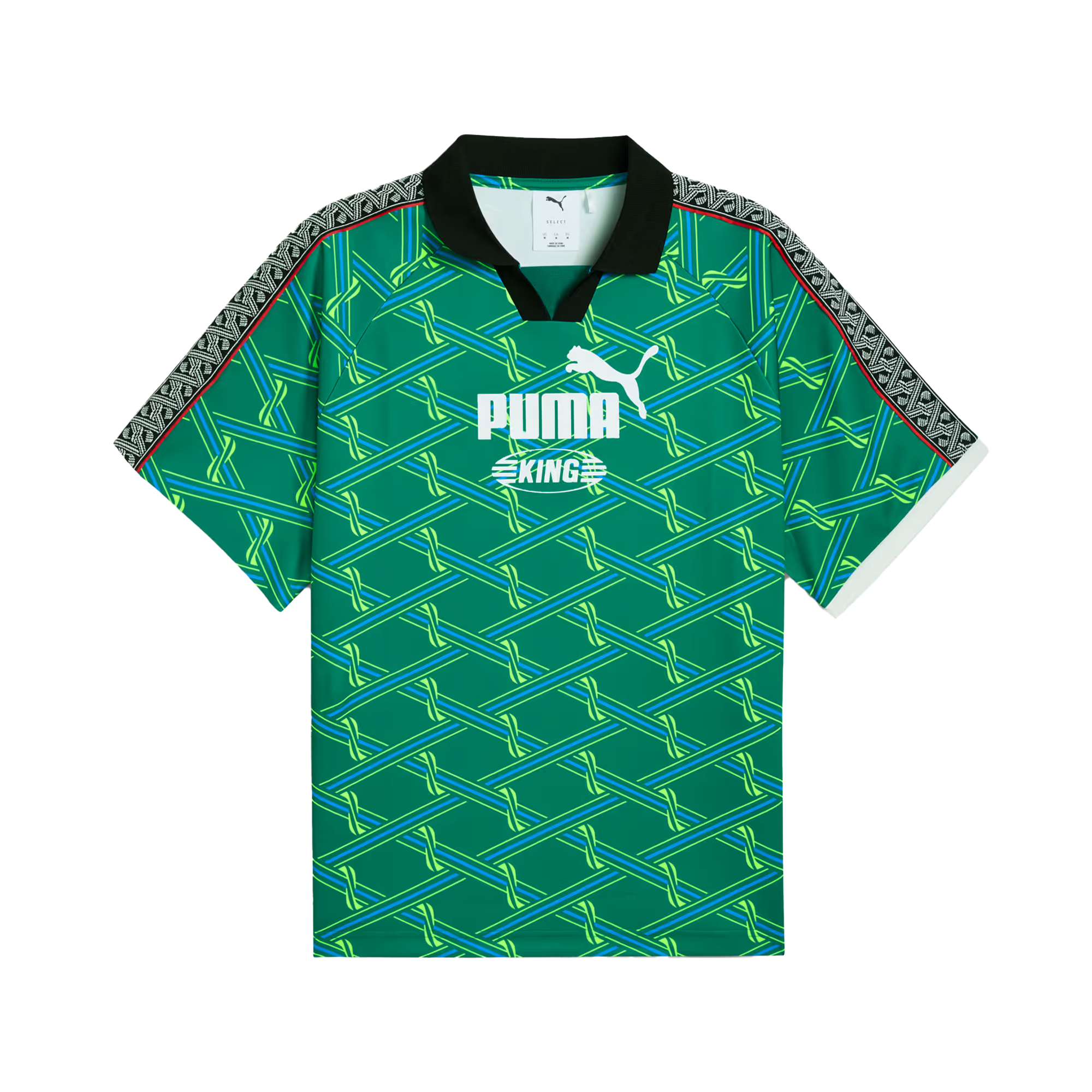Puma King Jersey Wild Green Allover Print