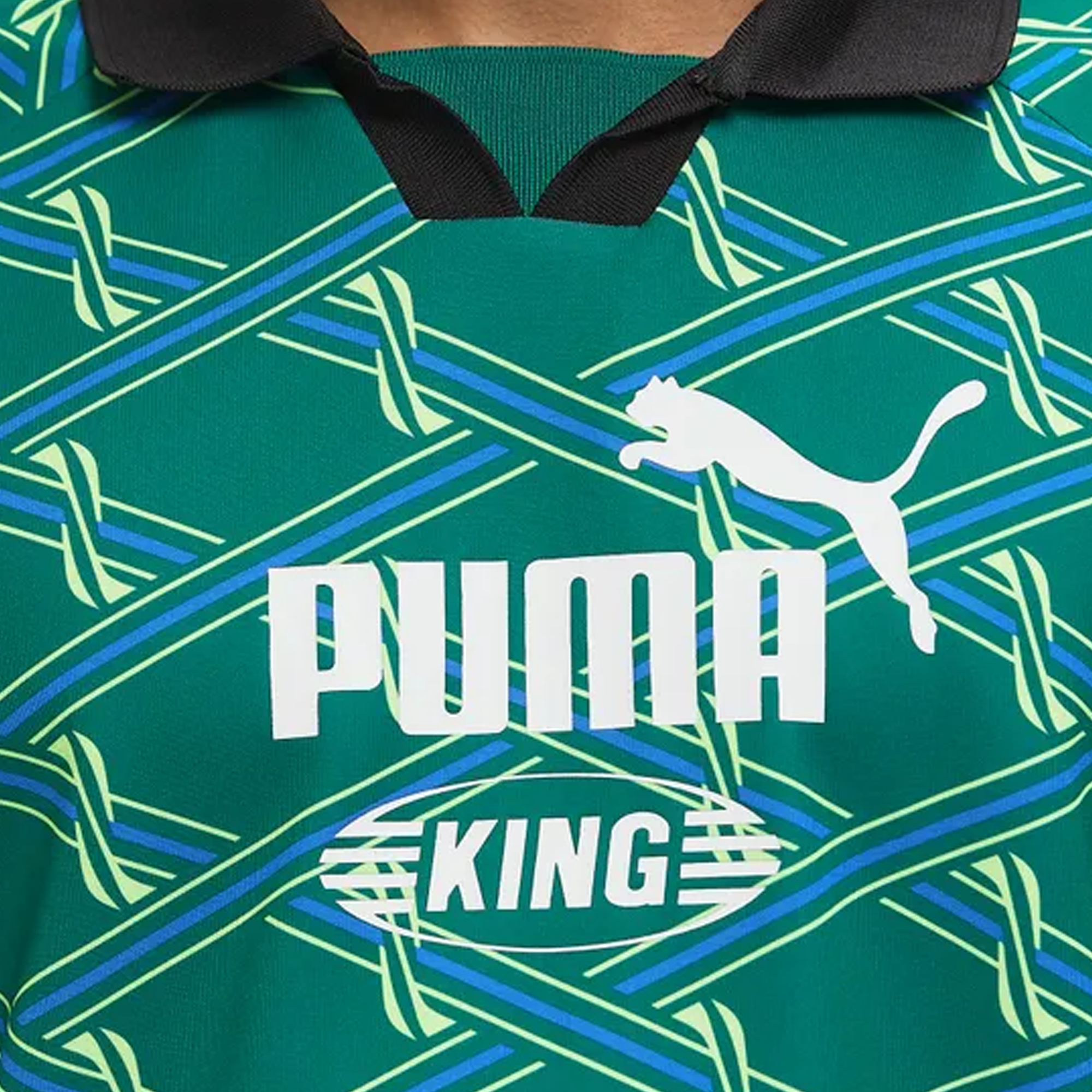 Puma King Jersey Wild Green Allover Print