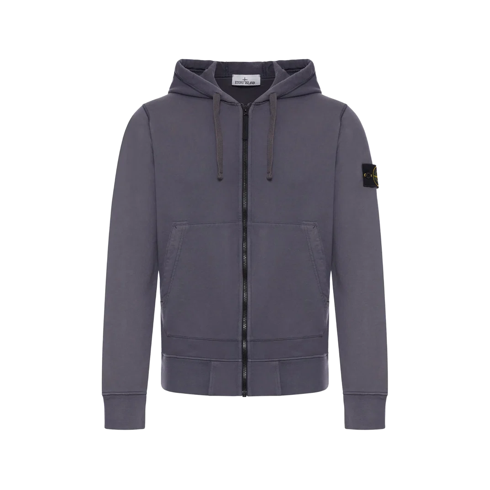 Stone Island Zip Hoodie 6100061 V002D Blue Grey