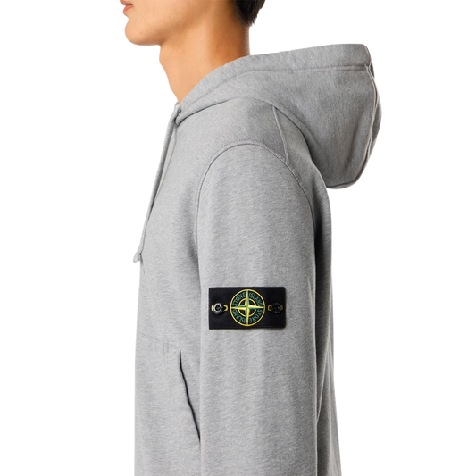 Stone Island Zip Hoodie 6100061 V0M64 Melange Grey
