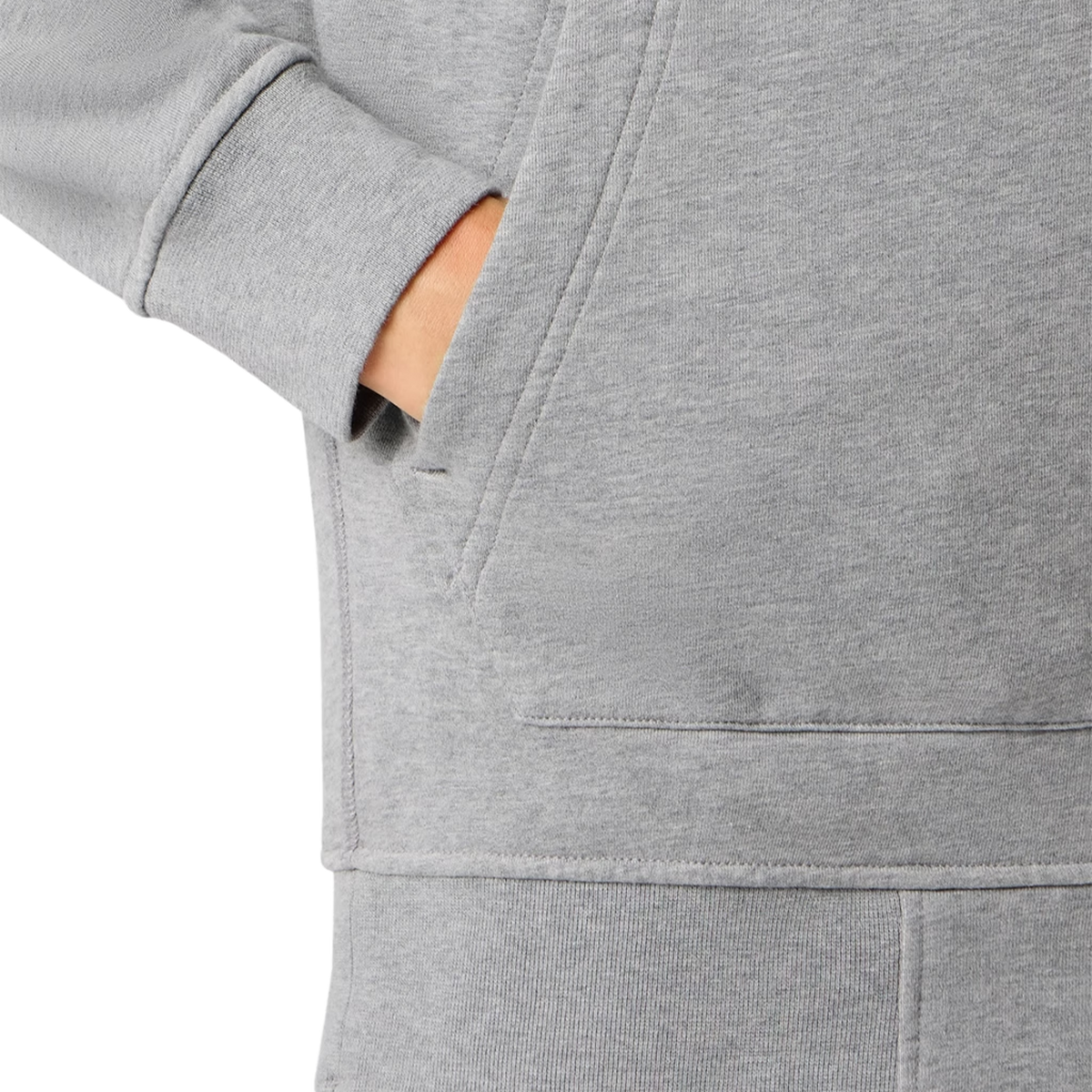 Stone Island Zip Hoodie 6100061 V0M64 Melange Grey