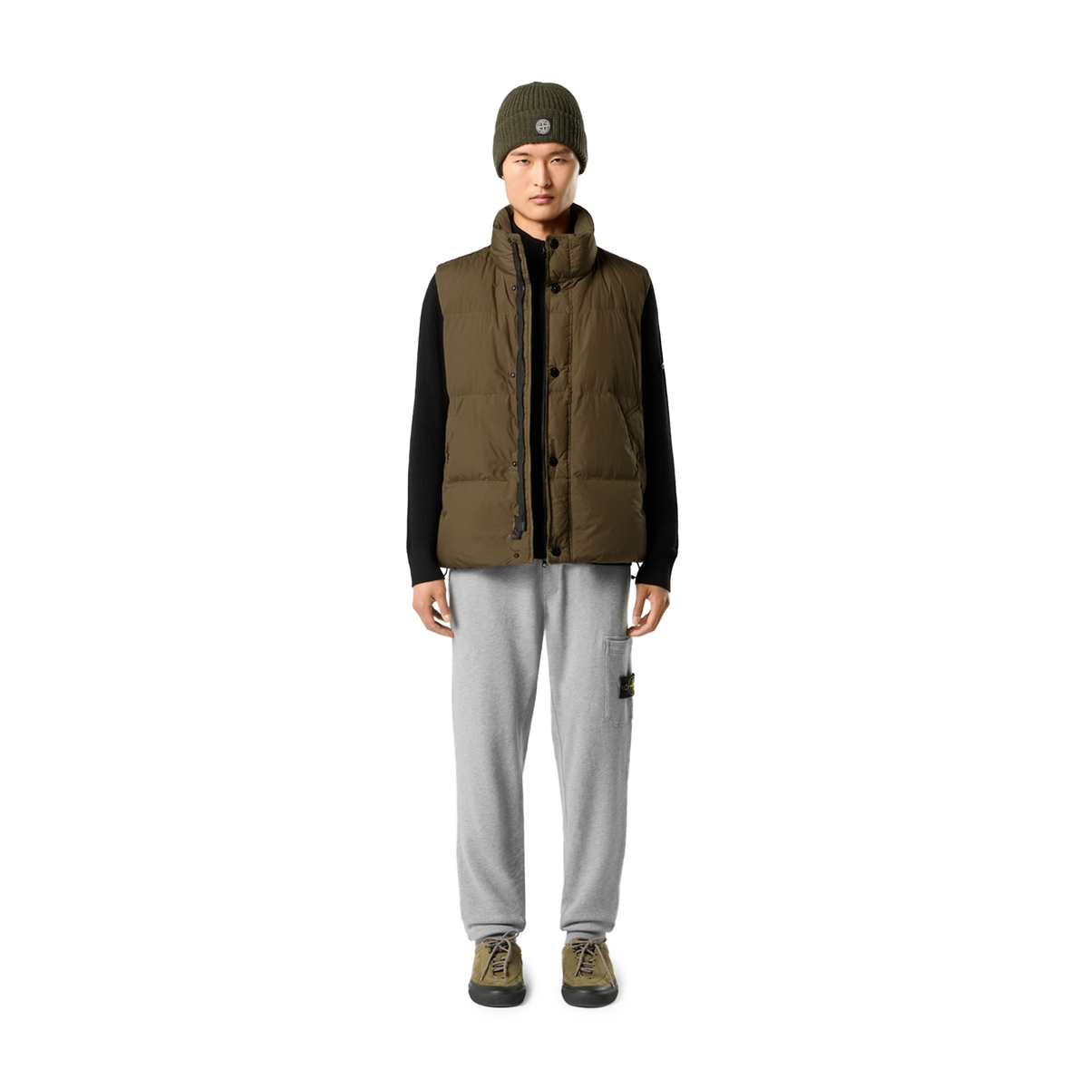 Stone Island Sweat Bottoms 6200010 V0M64 Melange Grey