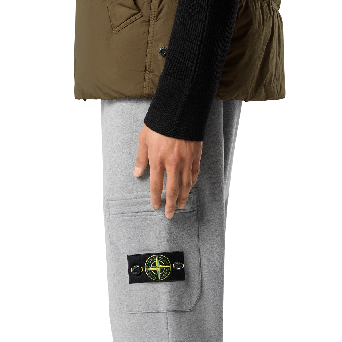 Stone Island Sweat Bottoms 6200010 V0M64 Melange Grey