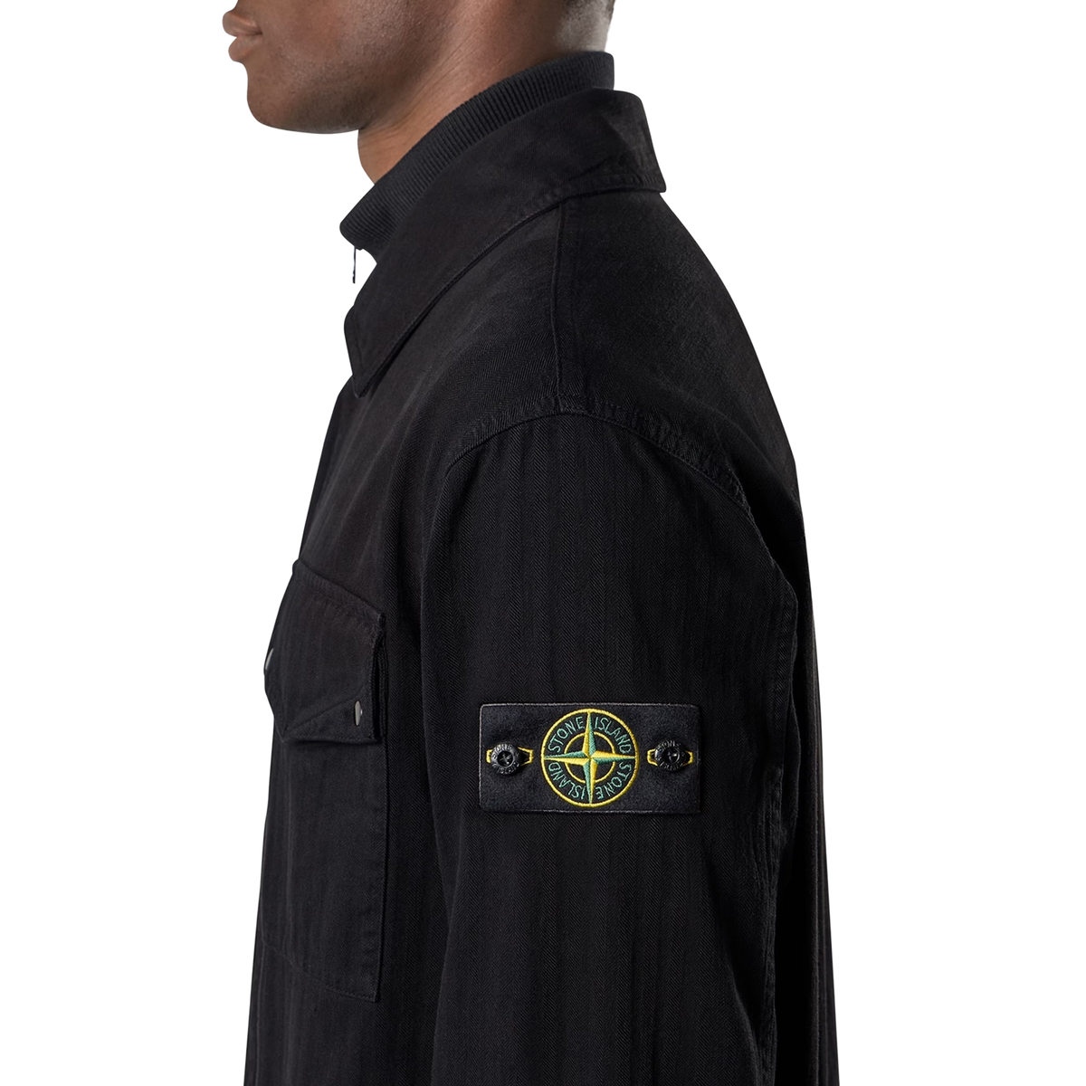 Stone Island One Pocket Shirt 1200014 V0029 Black