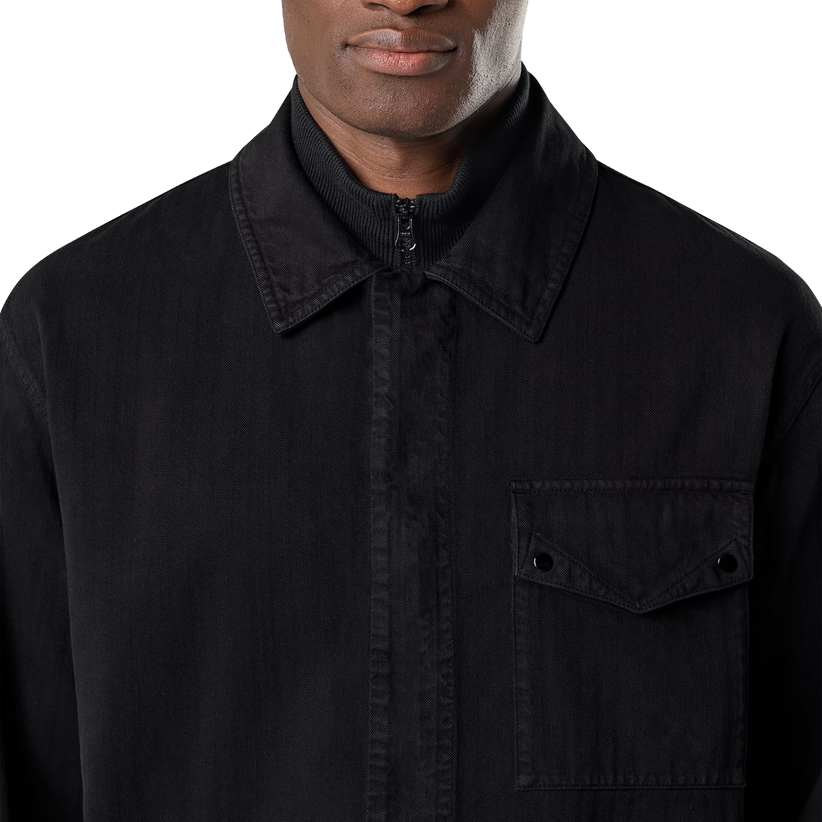 Stone Island One Pocket Shirt 1200014 V0029 Black