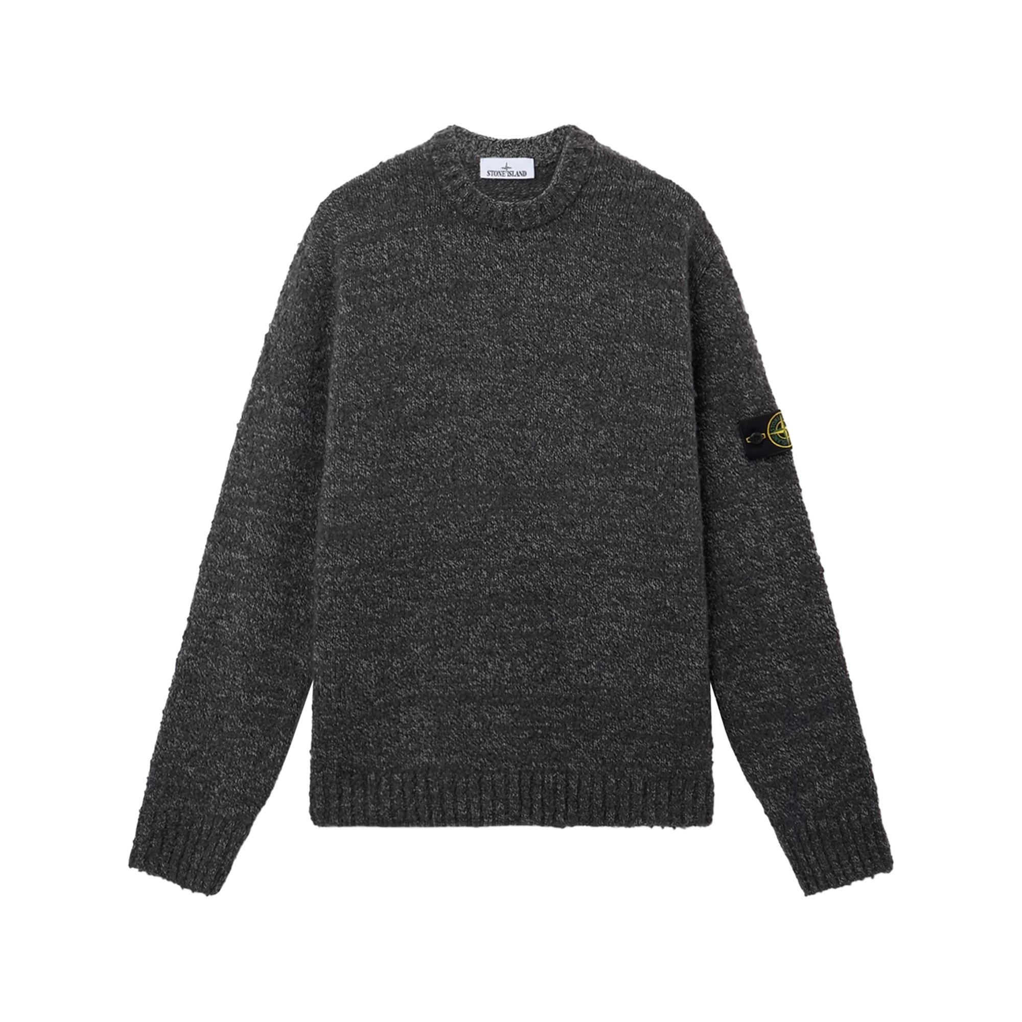 Stone Island Knit Sweater 5100031 V0M62 Melange Lead
