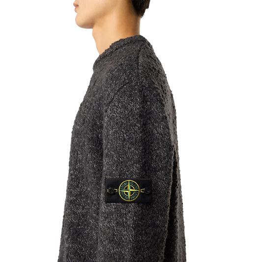 Stone Island Knit Sweater 5100031 V0M62 Melange Lead