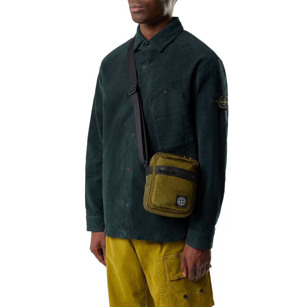 Stone Island Crossbody Bag 9200015 Cactus V005R