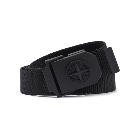 Stone Island Logo Belt 9300003 V0029 Black