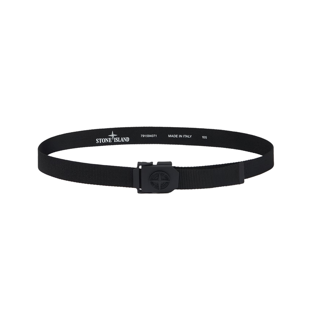 Stone Island Logo Belt 9300003 V0029 Black