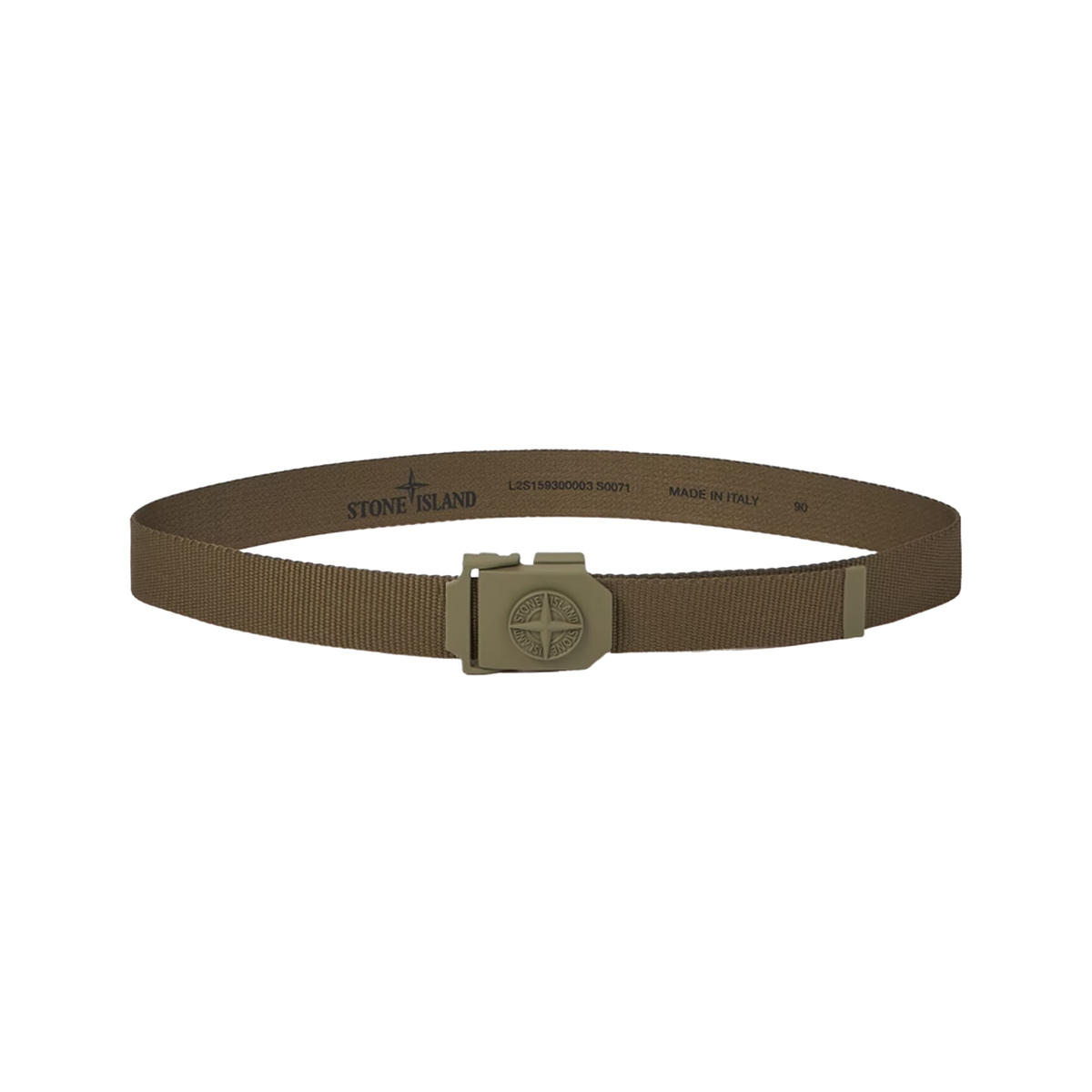 Stone Island Logo Belt 9300003 V005G Military Green