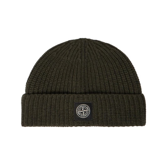 Stone Island Beanie N100012 V0M5G Military Green Melange