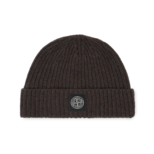 Stone Island Beanie N100012 V0M62 Melange Lead