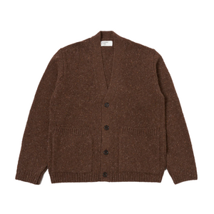 Universal Works Langdale Cardigan Brown