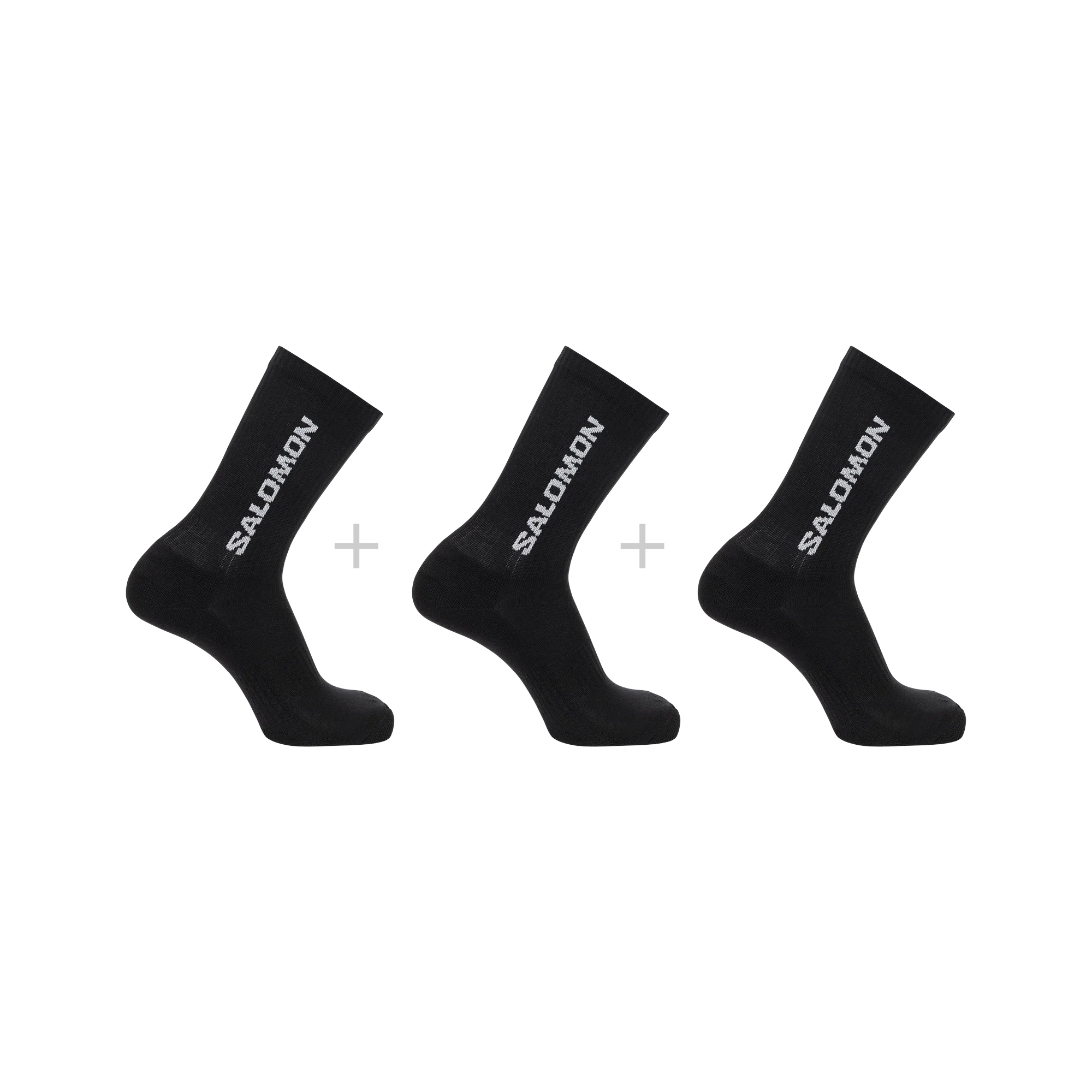 Salomon Everyday Crew 3-Pack Black/Black/Black LC2086100