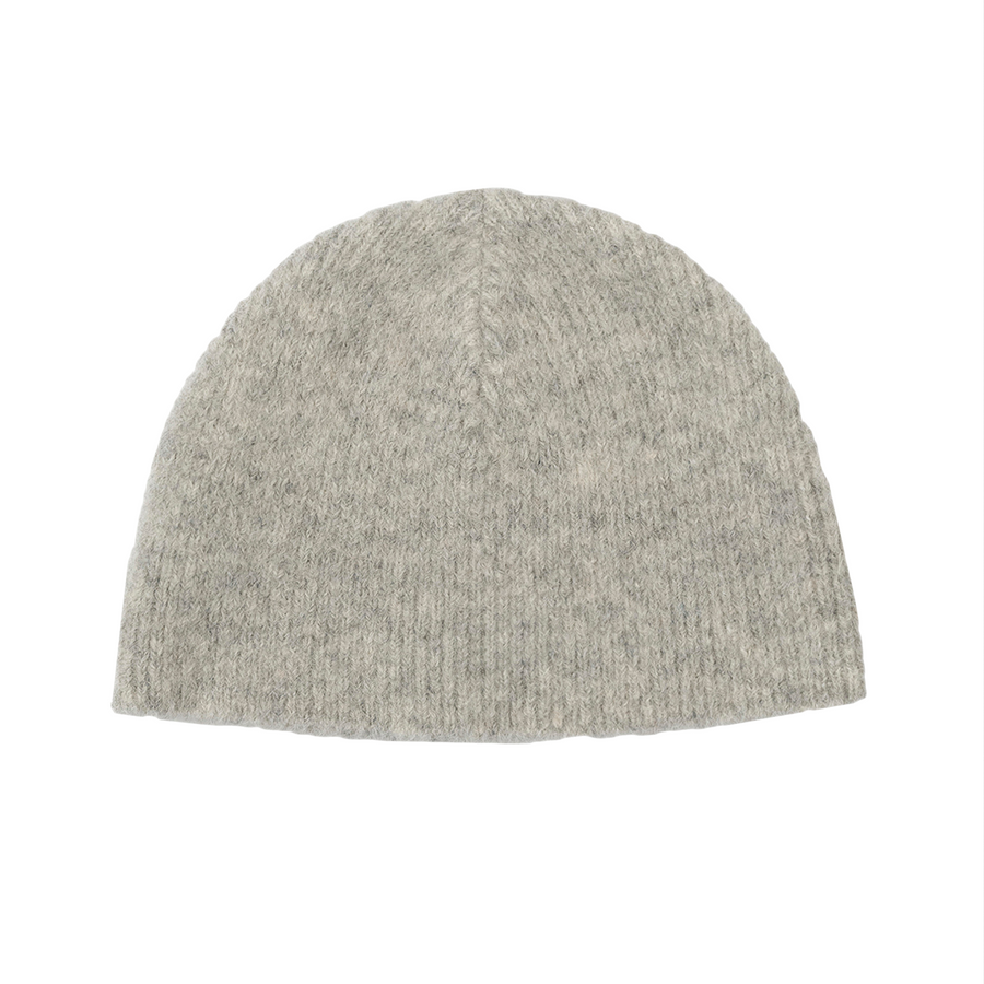 Low Classic Soft Alpaca Beanie Light Grey