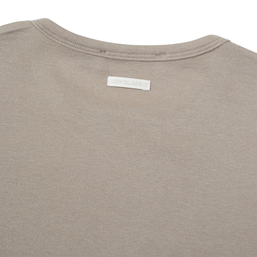 Low Classic Wool Jersey Warm T-Shirt Beige