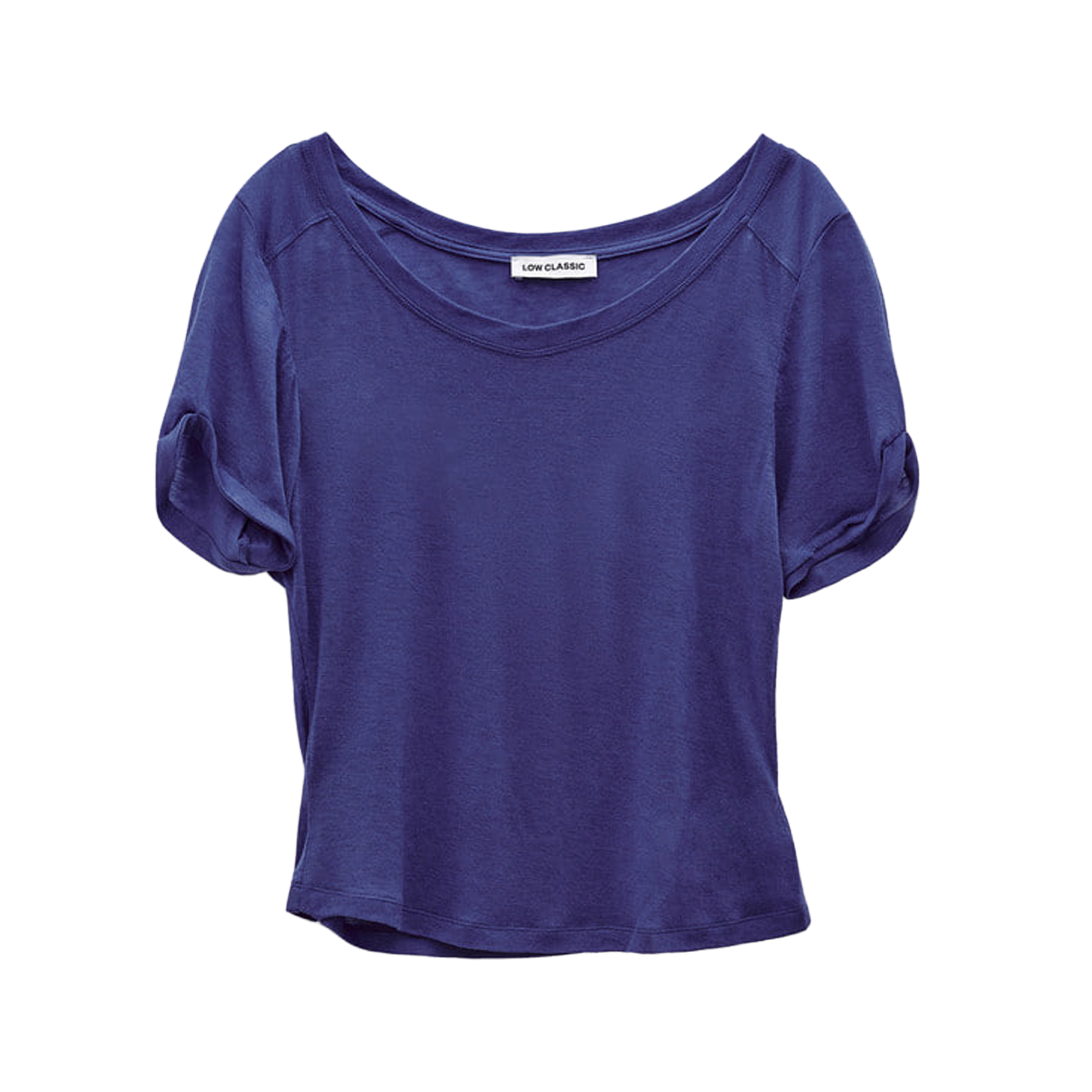 Low Classic Women's Deep V-Neck T-Shirt Blue