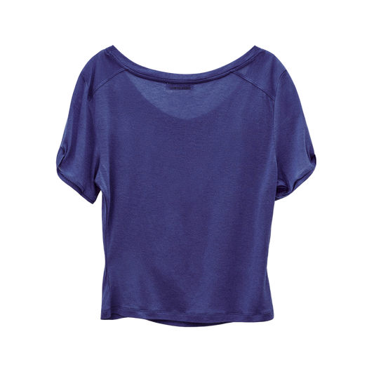 Low Classic Women's Deep V-Neck T-Shirt Blue