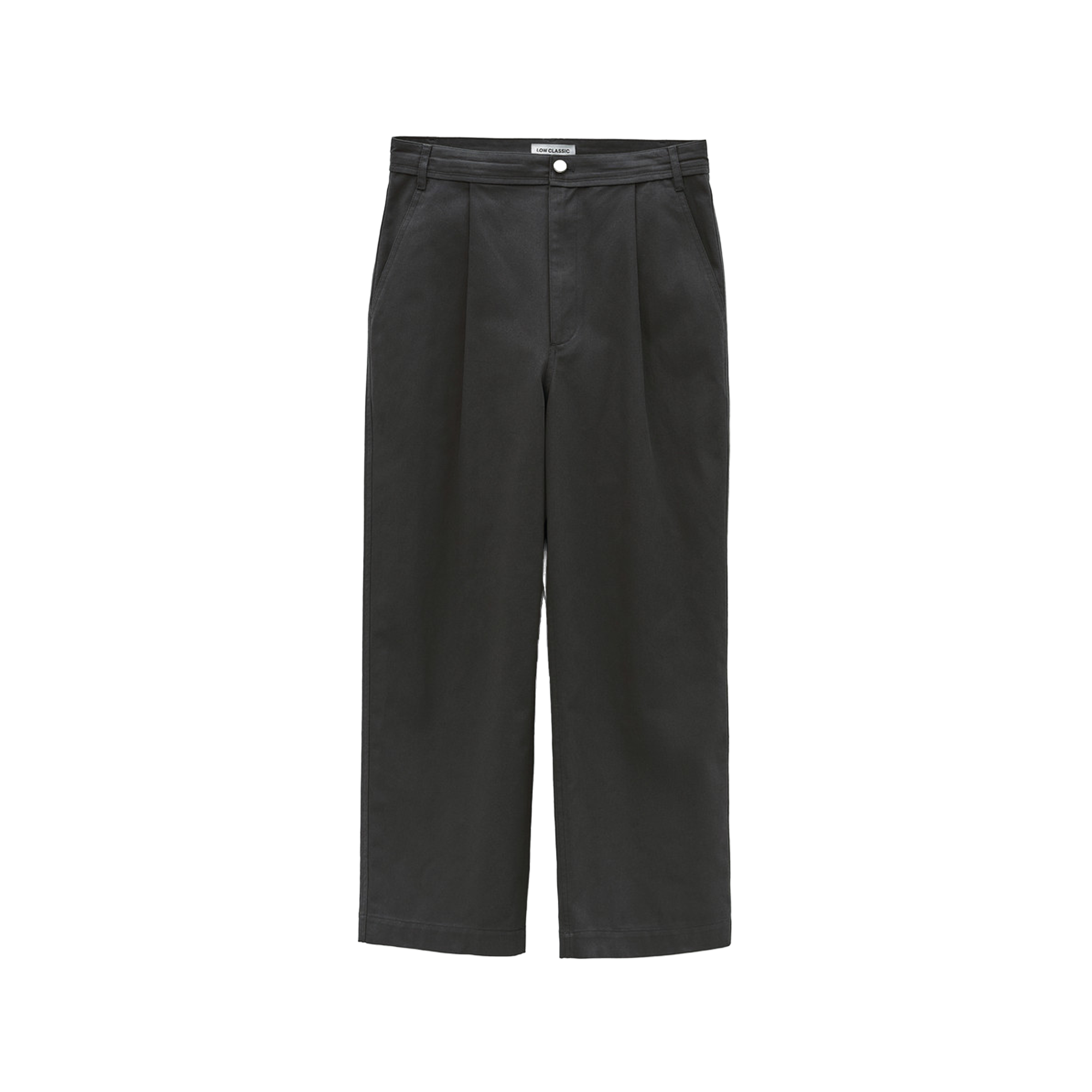 Low Classic Women's Drawstring Washed Cotton Pants Charcoal
