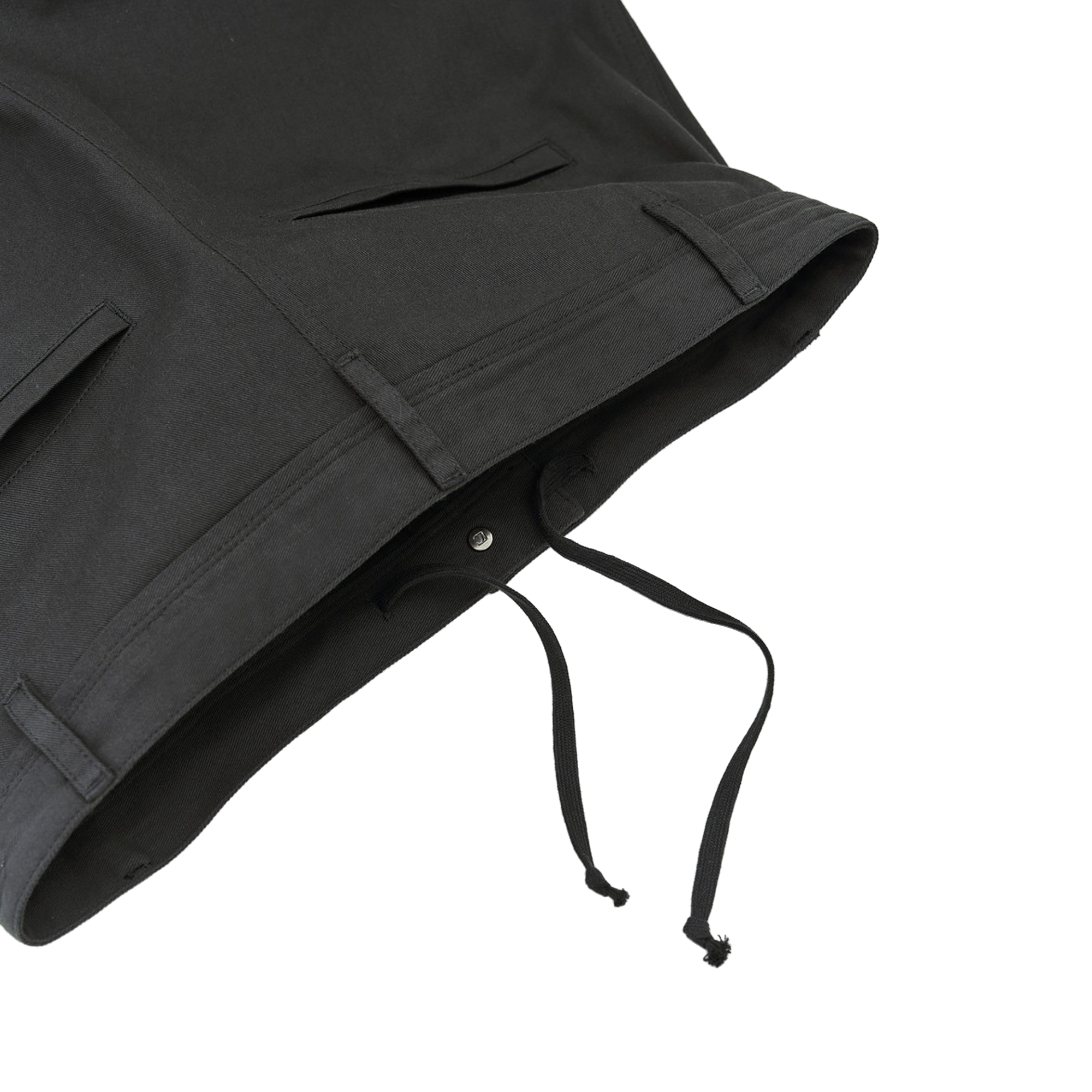Low Classic Women's Drawstring Washed Cotton Pants Charcoal