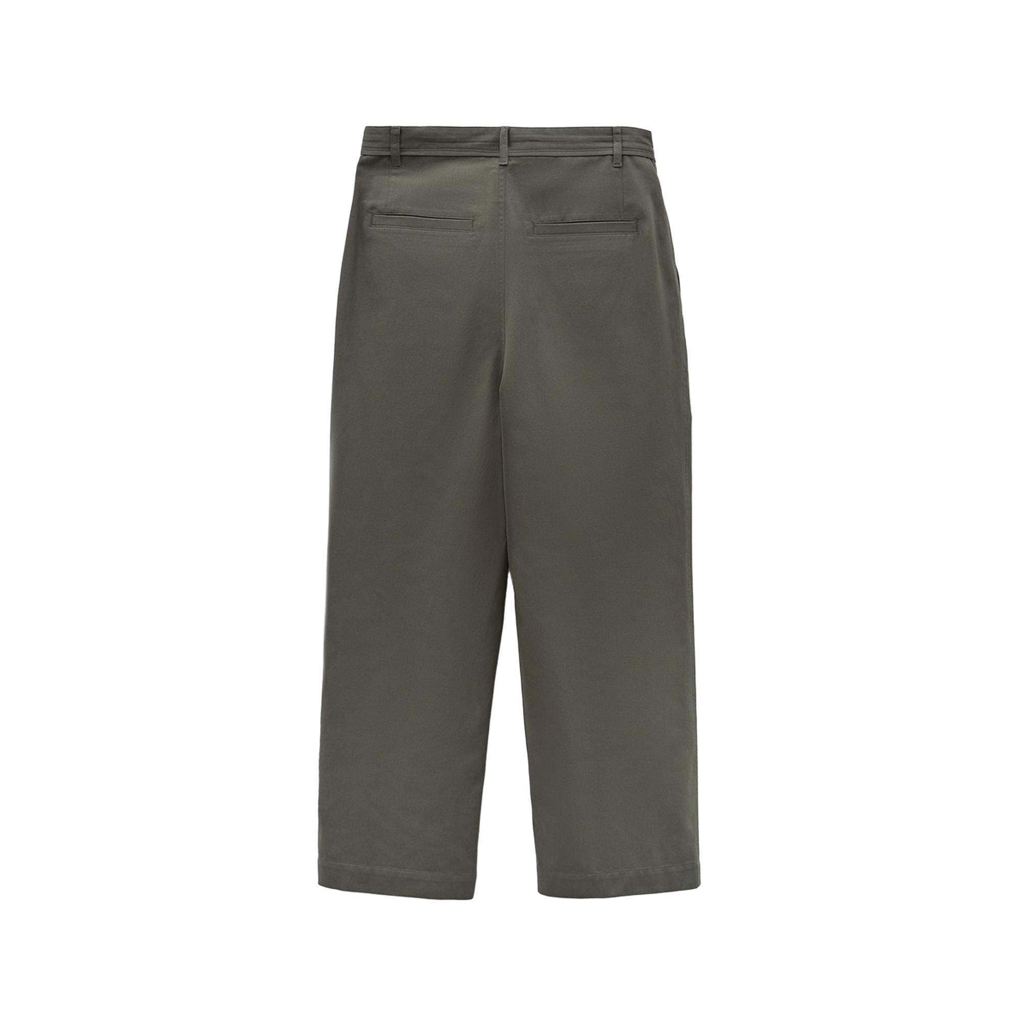 Low Classic Women's Drawstring Washed Cotton Pants Khaki