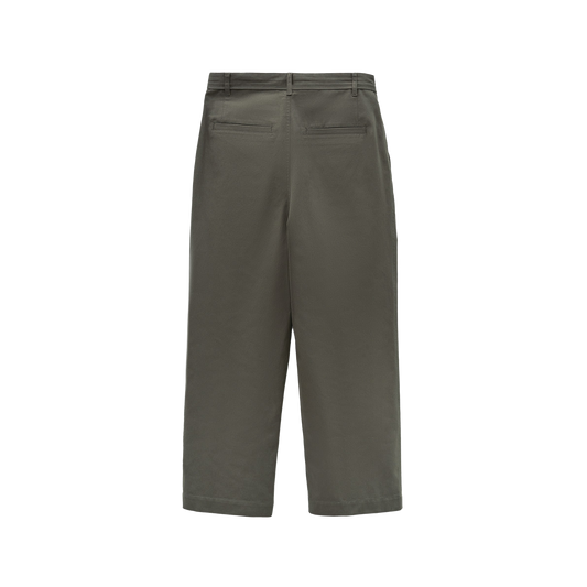Low Classic Women's Drawstring Washed Cotton Pants Khaki