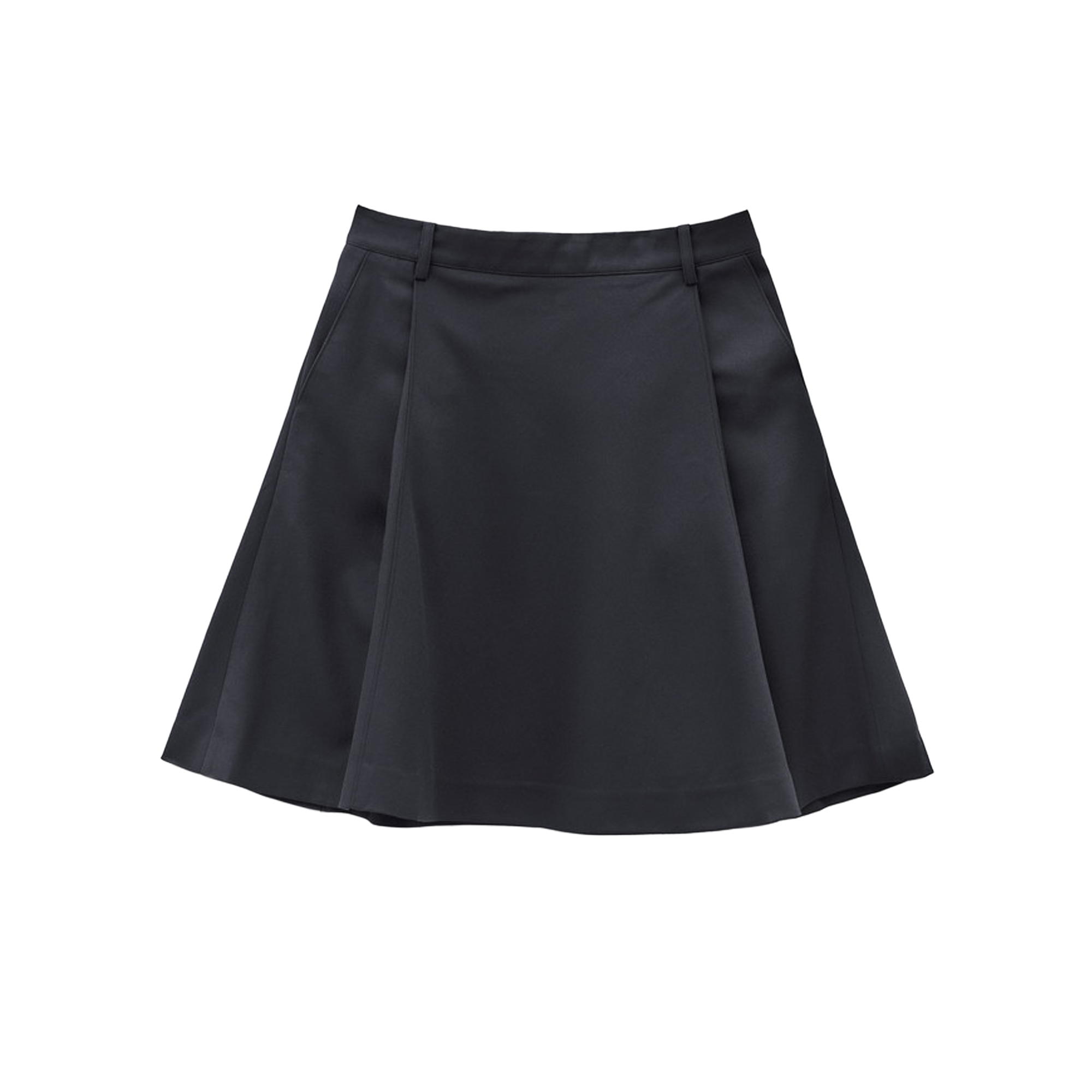 Low Classic Women's Flared Midi Skirt Navy