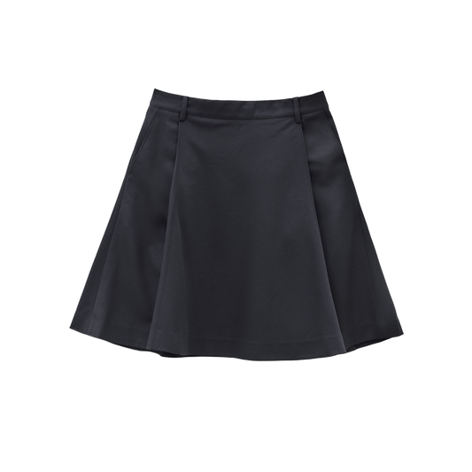 Low Classic Women's Flared Midi Skirt Navy